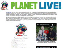 Tablet Screenshot of planetlive.org
